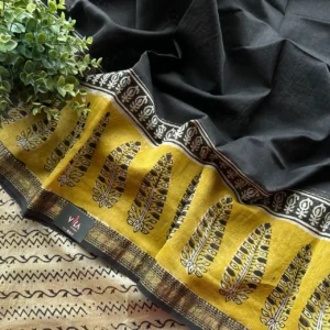 Maheswari border chanderi saree