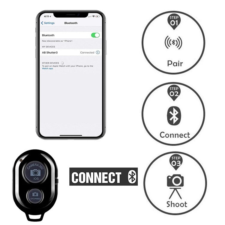 LED Selfie Ring Light with Adjustable Tripod and Bluetooth Remote - Photography and Makeup Light for Phones - Image 2
