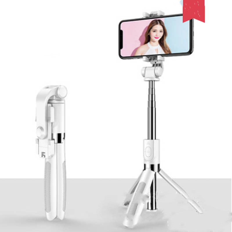 Compatible with Apple, Tripod Selfie Stick Mobile Universal Live Triangle Bracket One Bluetooth Selfie Artifact - Image 20