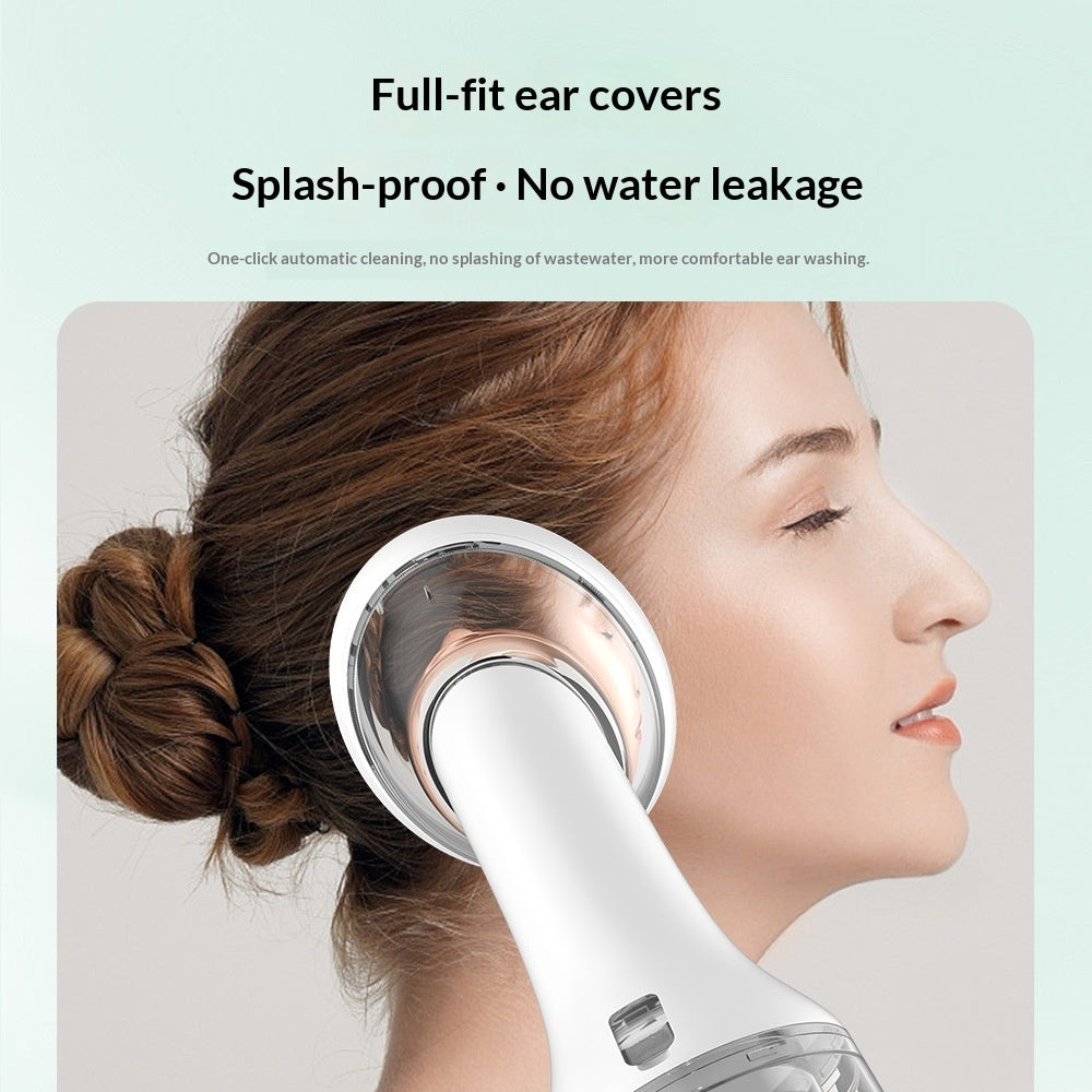 Intelligent Portable Ear Canal Cleaner - Cordless Home Use Ear Washer with Soft Silicone Tips - Image 4