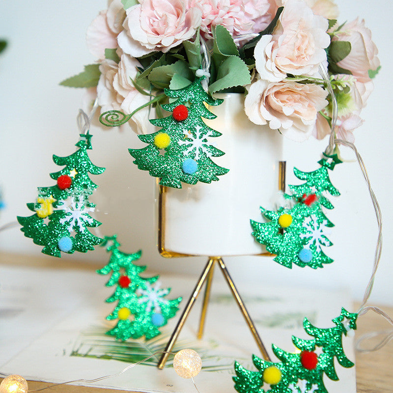 Santa Claus String Lights Christmas Tree Snowman Decoration Lights - Image 5
