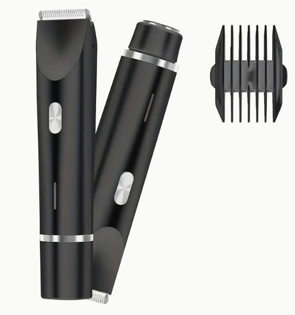 2 In 1 Hair Remover Women's Double Head Shaver Private Pubic Hair Trimmer Electric Razor Wet Dry Electric Body Hair - Image 14