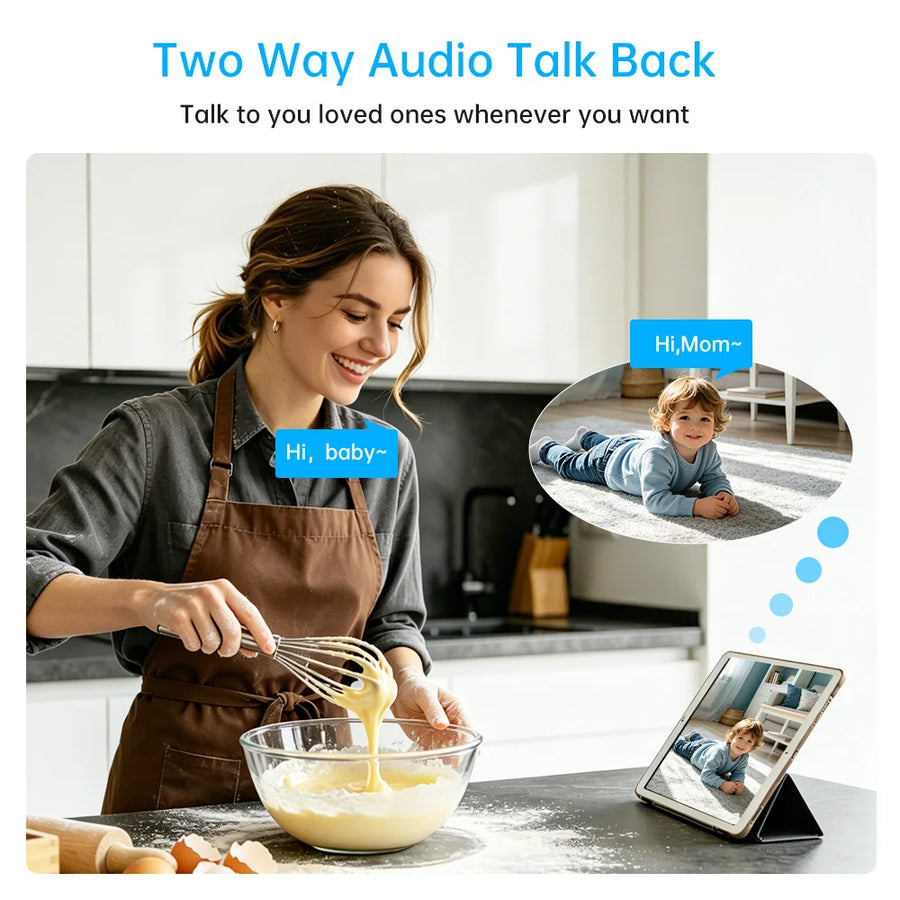 3MP Indoor Security Camera Set (2 or 4 cameras)