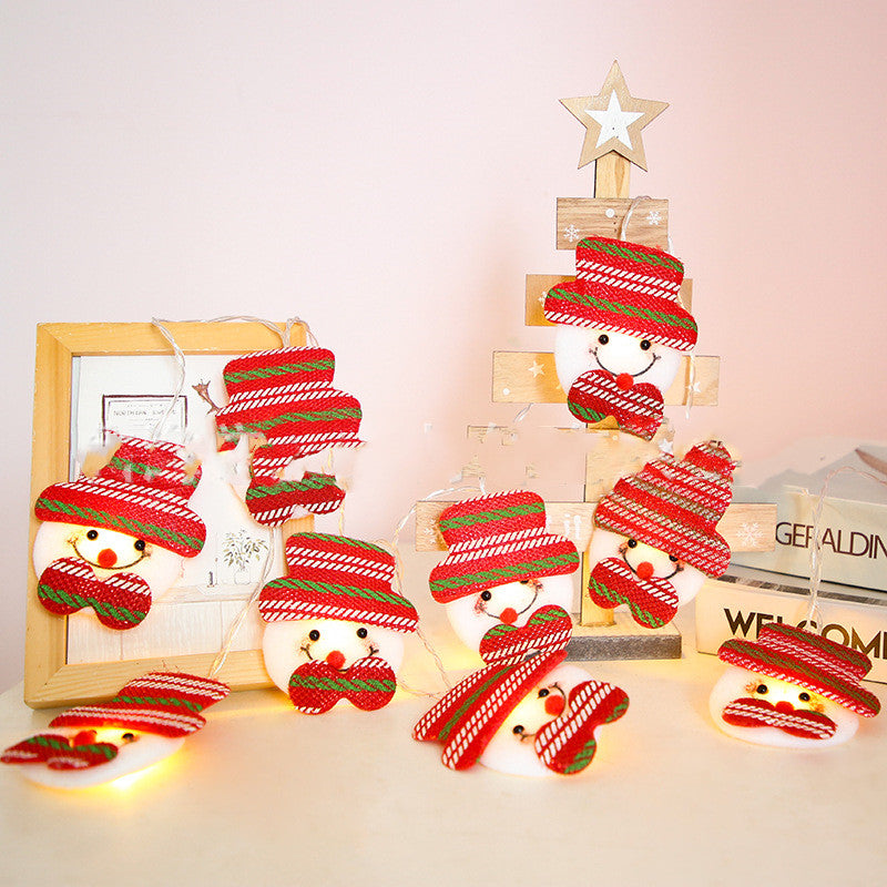 Santa Claus String Lights Christmas Tree Snowman Decoration Lights - Image 8