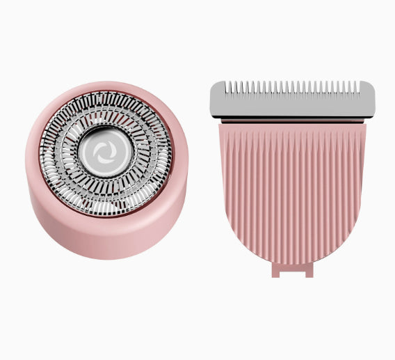 2 In 1 Hair Remover Women's Double Head Shaver Private Pubic Hair Trimmer Electric Razor Wet Dry Electric Body Hair - Image 26