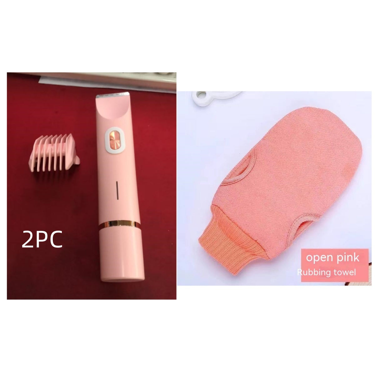 2 In 1 Hair Remover Women's Double Head Shaver Private Pubic Hair Trimmer Electric Razor Wet Dry Electric Body Hair - Image 25