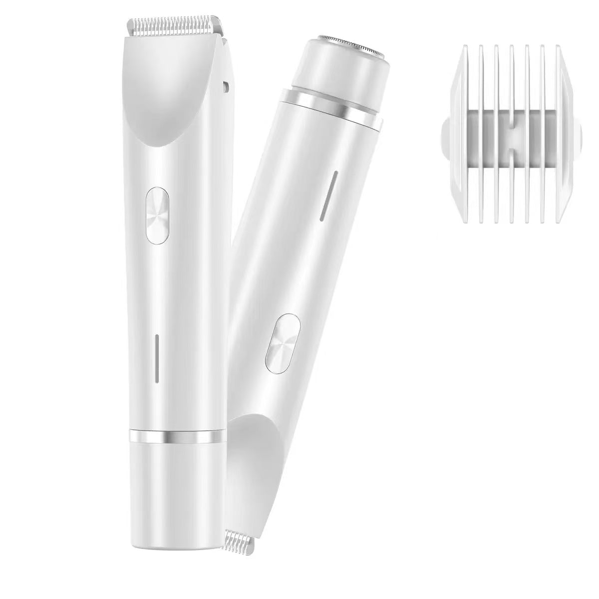 2 In 1 Hair Remover Women's Double Head Shaver Private Pubic Hair Trimmer Electric Razor Wet Dry Electric Body Hair - Image 41
