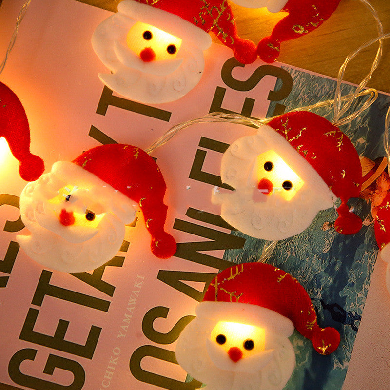 Santa Claus String Lights Christmas Tree Snowman Decoration Lights - Image 4
