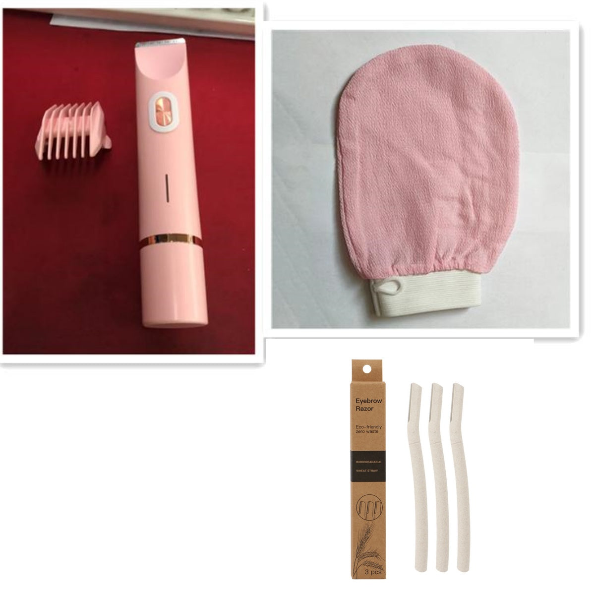 2 In 1 Hair Remover Women's Double Head Shaver Private Pubic Hair Trimmer Electric Razor Wet Dry Electric Body Hair - Image 24