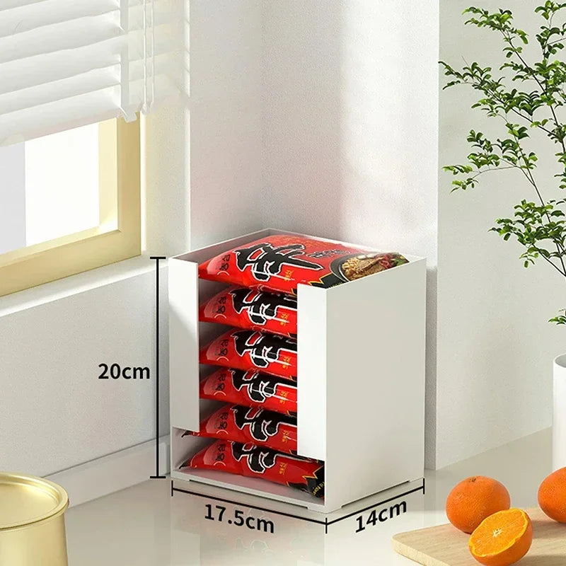Multi Functional Instant Noodle Storage Box Kitchen Organizer for Ramen Cups Perfect for Pantry Organization Food Storage - Image 7