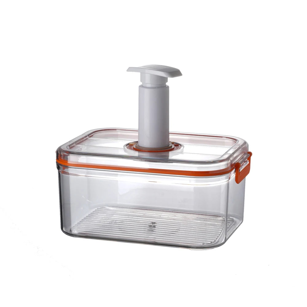 Vacuum Fresh-keeping Box Refrigerator Sealed Canister Microwavable Transparent Food Storage Container Kitchen Organizer Bento - Image 8