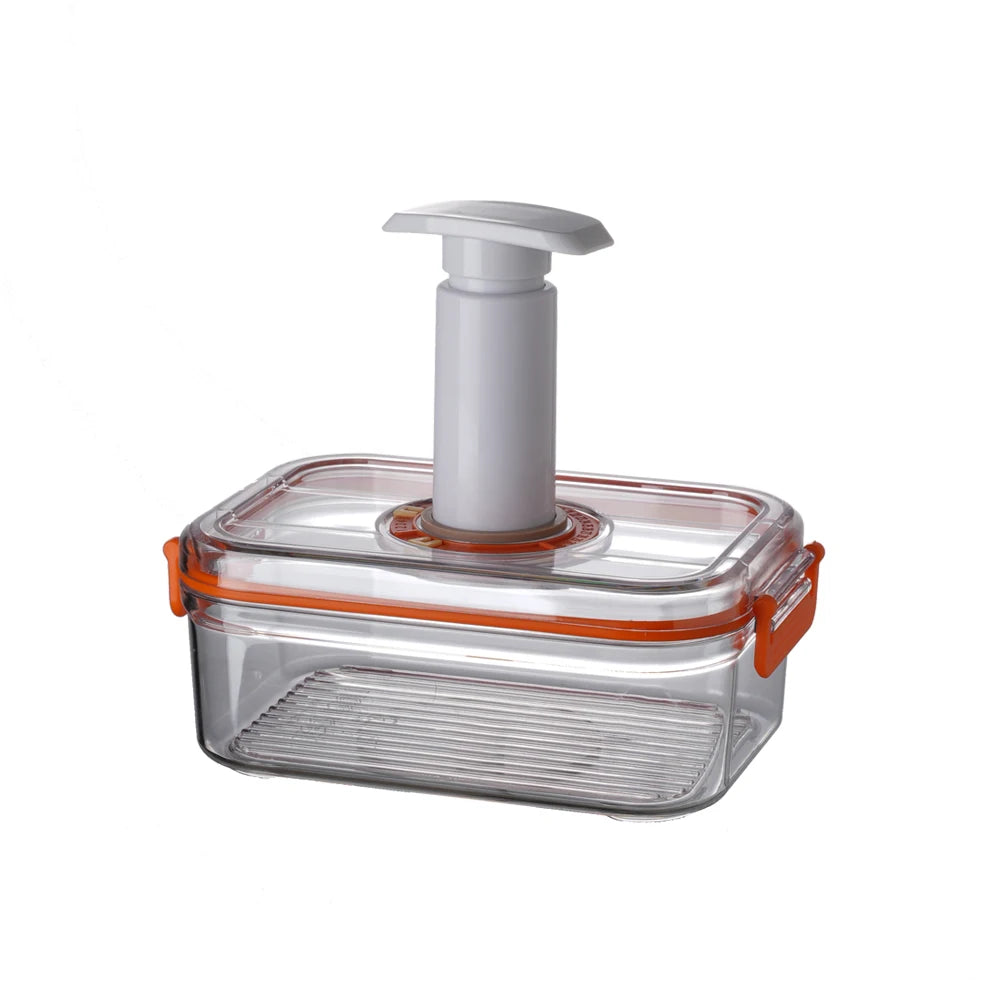 Vacuum Fresh-keeping Box Refrigerator Sealed Canister Microwavable Transparent Food Storage Container Kitchen Organizer Bento - Image 7