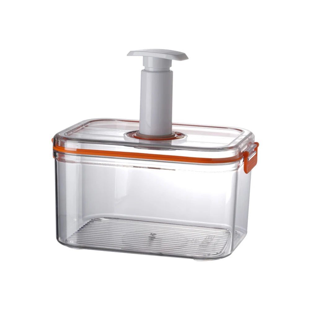 Vacuum Fresh-keeping Box Refrigerator Sealed Canister Microwavable Transparent Food Storage Container Kitchen Organizer Bento - Image 11