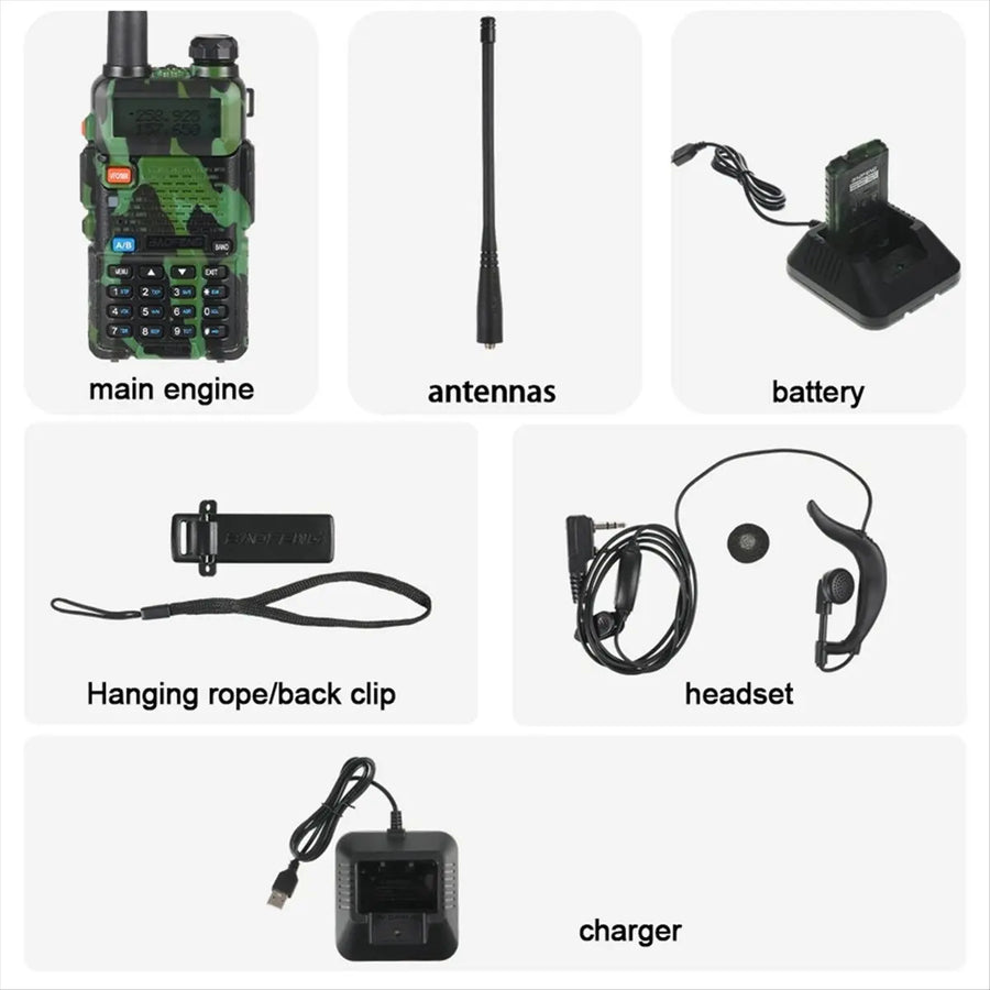 A72U UV-5R Dual Band Radio with LED Torch