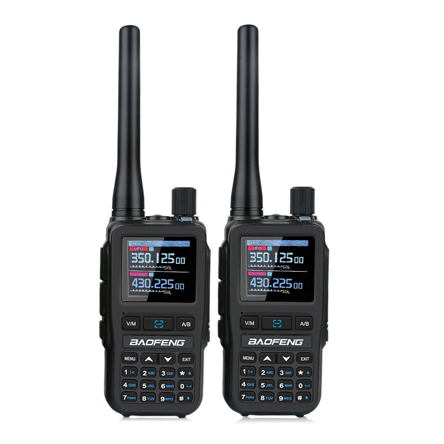 Baofeng UV-5R Mini 2-Pack (Dual PTT, USB-C)