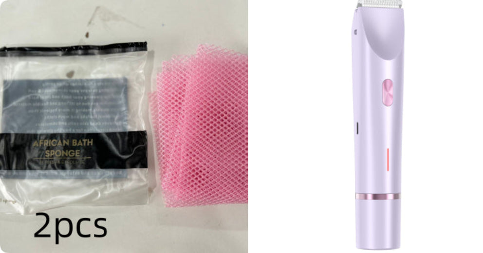 2 In 1 Hair Remover Women's Double Head Shaver Private Pubic Hair Trimmer Electric Razor Wet Dry Electric Body Hair - Image 29