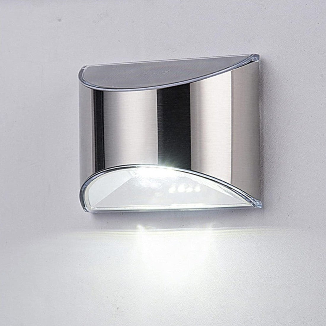 4PCS Super Bright Solar Powered Door Fence Wall Lights LED Outdoor Garden Lamp - Image 6