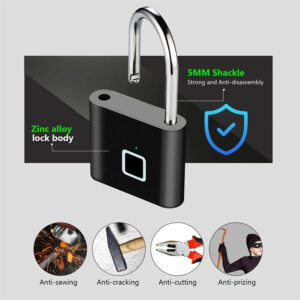 KERUI Fingerprint Padlock (USB Charging)