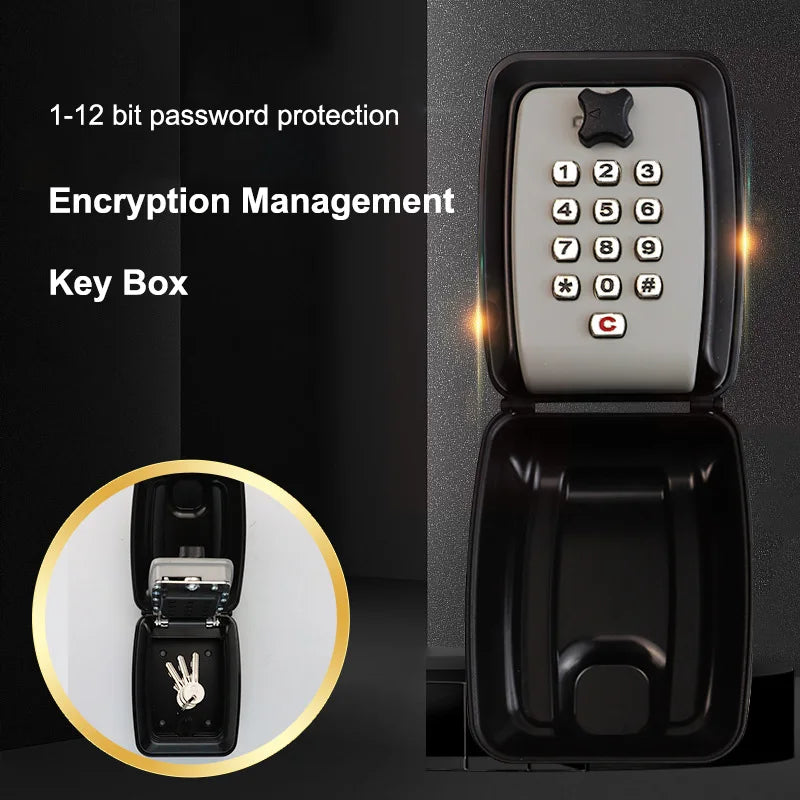 Key Safe Box with Code (Wall, Hook or Car)