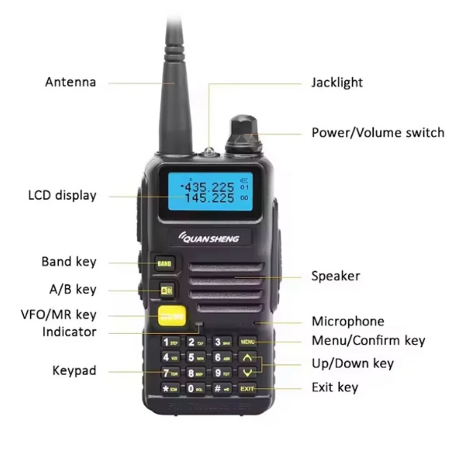 Quansheng UV-R50 Dual Band Two-Way Radio