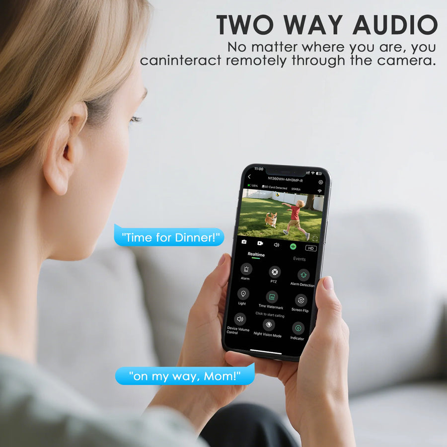2-Pack 2K Solar Wi-Fi Outdoor Security Cameras