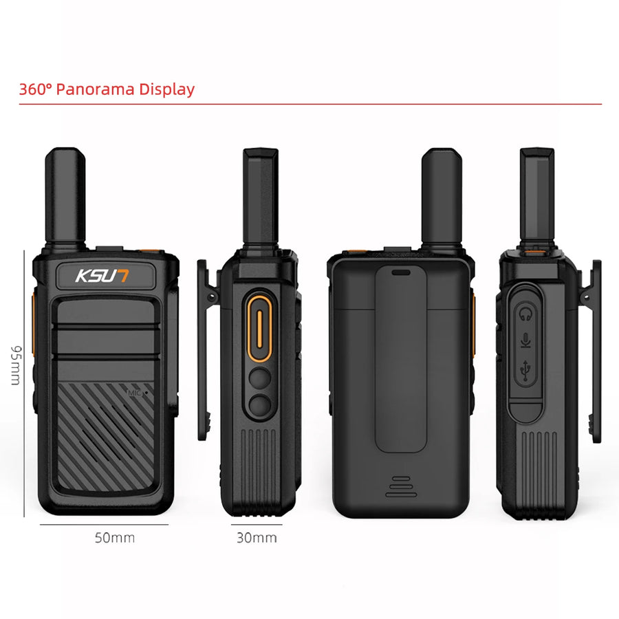 X12 Compact UHF Walkie Talkies (2-Pack)